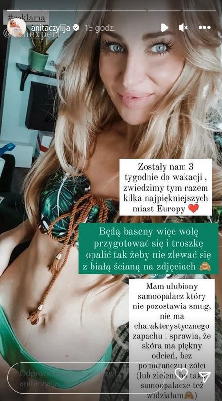 Anita szykuje się na wakacje