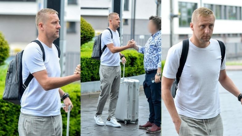 Piłkarze reprezentacji Polski w drodze na zgrupowanie