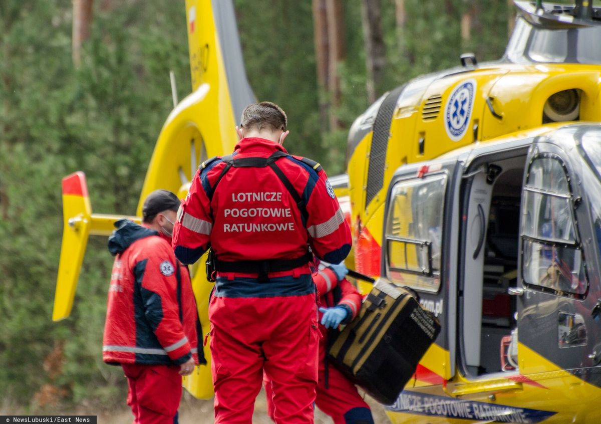 Śląsk. Groźny wypadek w Żorach. Był potrzebny śmigłowiec