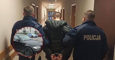 Poranna policyjna obława za kierowcą BMW. 21-latek nie zatrzymał się do kontroli, uciekał przez kilka ulic