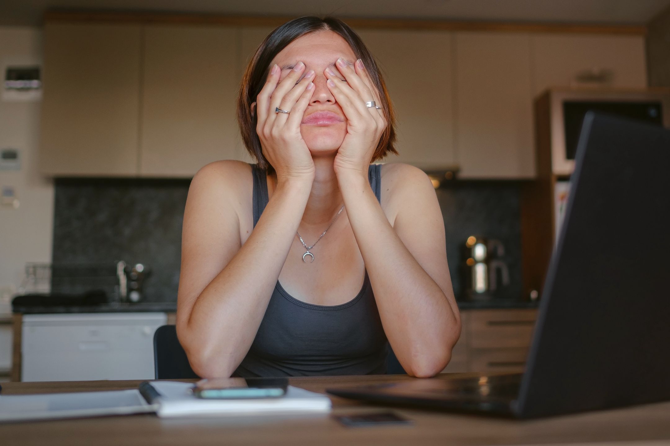 young asian woman at home, remote workFrustrated sad woman feeling tired, worried about problem sitting at laptop, depressed girl worried about reading bad news online, debt notification email or negative messagewoman, burnout syndrome, frustrated, tired, unwell, stressed, headache, fatigue, workload, exhausted, boring, sad, mental health problems, imbalance, low energy, brain fog, depression, crisis, emotional problems, overworked, unhappy, anxiety, stressful, negative, pressure, demotivation, business, laptop, computer, busy, upset, online, attentive, desperate, bad decision, home problem, concept, thinking, asian, annoyed, thinking thoughtful, mind thinking, internet, employee, psychologist, room, education, anxious, site, negative emotions, woman, burnout syndrome, frustrated, tired, unwell, stressed, headache, fatigue, workload, exhausted, boring, sad, mental health problems, imbalance, low energy, brain fog, depression, crisis, emotional problems, overworked, unhappy, anxiety, stressful, negative, pressure, demotivation, business, laptop, computer, busy, upset, online, attentive, desperate, bad decision, home problem, concept, thinking, asian, annoyed, thinking thoughtful, mind thinking, internet, employee, psychologist, room, education, anxious, site, negative emotions