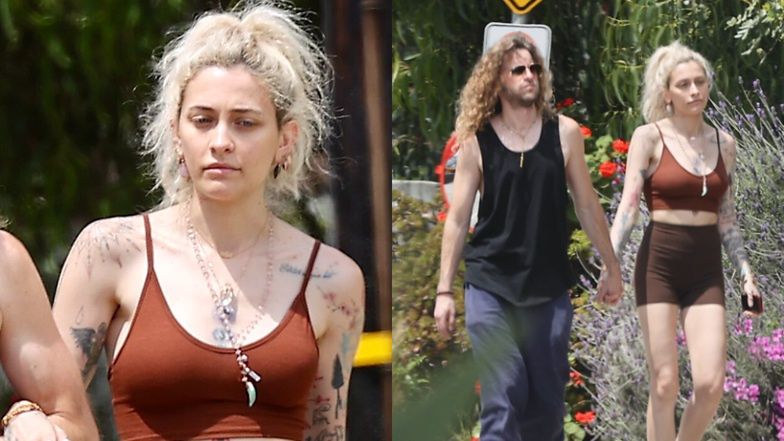 Paris Jacson wybrała się na romantyczny spacer z narzeczonym