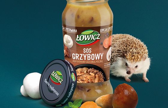 Niedźwiedź i jeż w reklamach sosów Łowicz inspirowanych polską kuchnią (wideo)