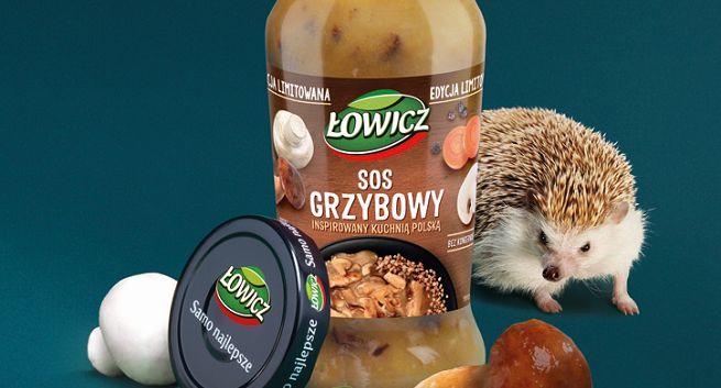 Niedźwiedź i jeż w reklamach sosów Łowicz inspirowanych polską kuchnią (wideo)