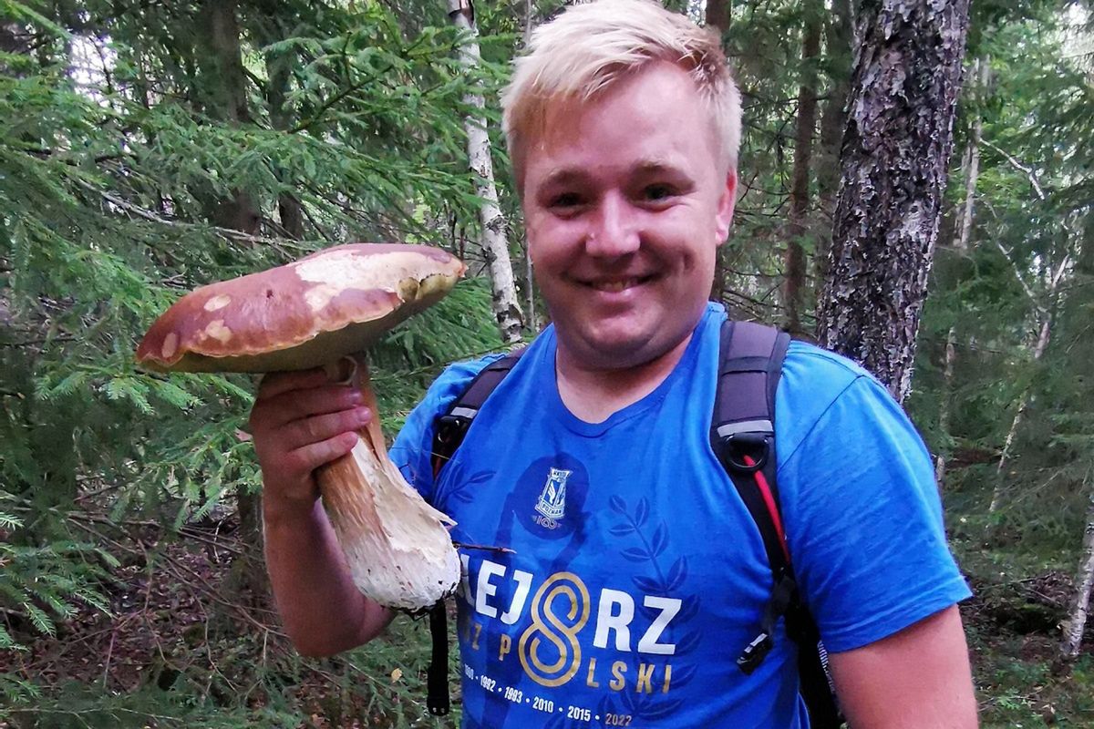 Polak zbiera grzyby w Norwegii. "Bez porównania"