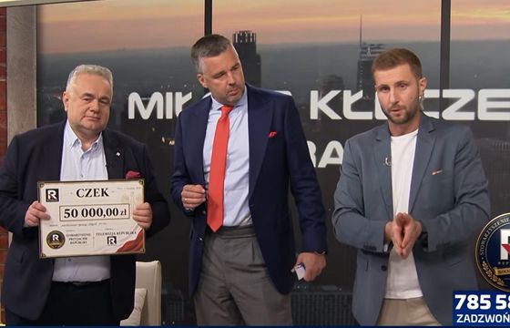 Republika dumna z filmiku AI o Zondacrypto. Chwali się grą o Kłeczku i przelewem ze stowarzyszenia