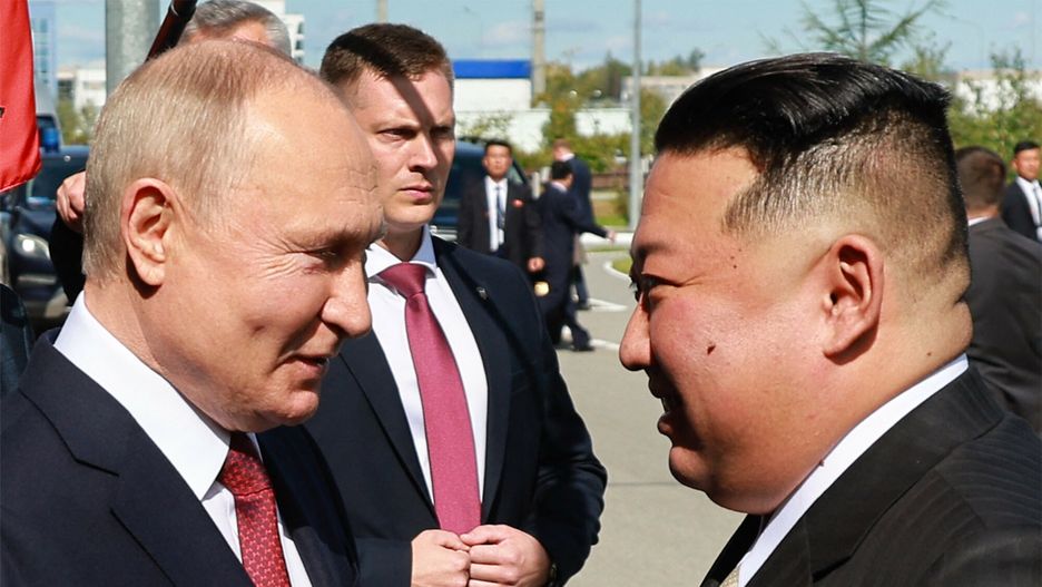 Putin i Kim Dzong Un