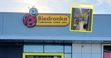 "Obraz porażki codzienności". Ujęcie z Biedronki obiega sieć