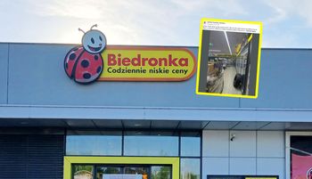 "Obraz porażki codzienności". Ujęcie z Biedronki obiega sieć