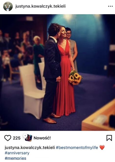 Usunięty post na profilu Justyny Kowalczyk