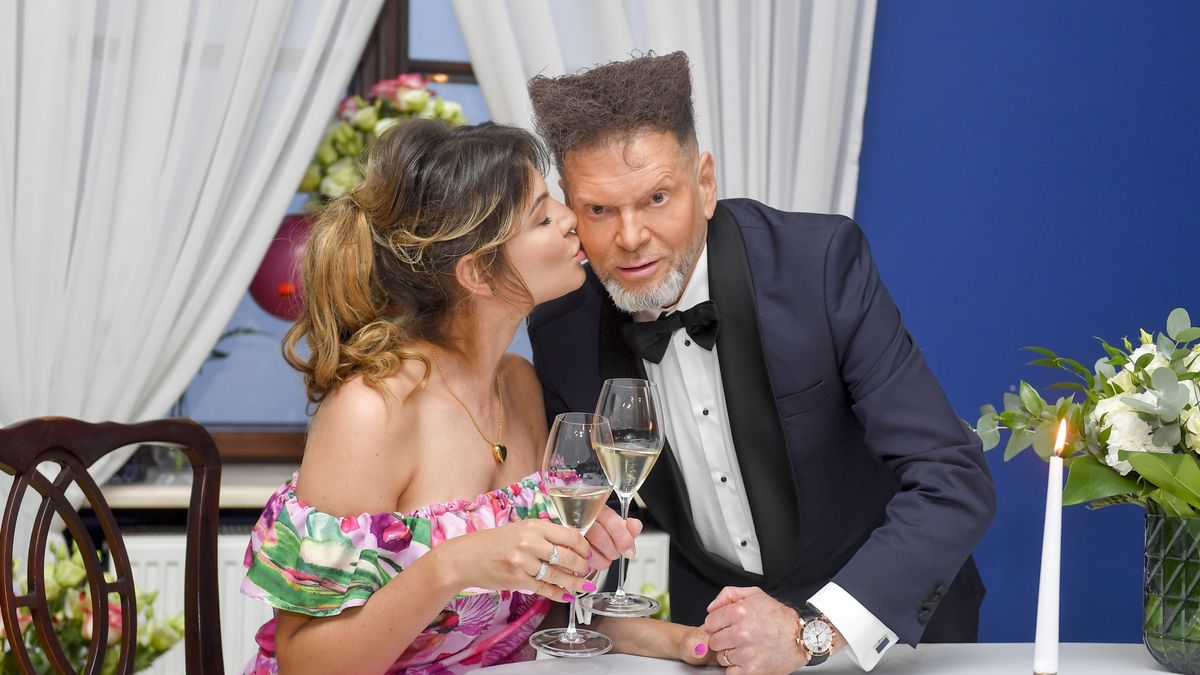 Krzysztof Rutkowski z żoną