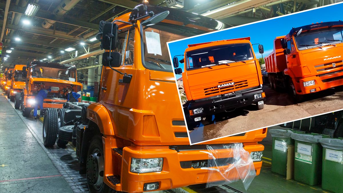 Zgadnijcie, który na zdjęciu kamaz jest tym "nowym"