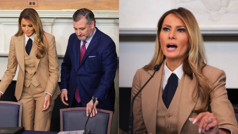 Melania Trump na spotkaniu w Waszyngtonie