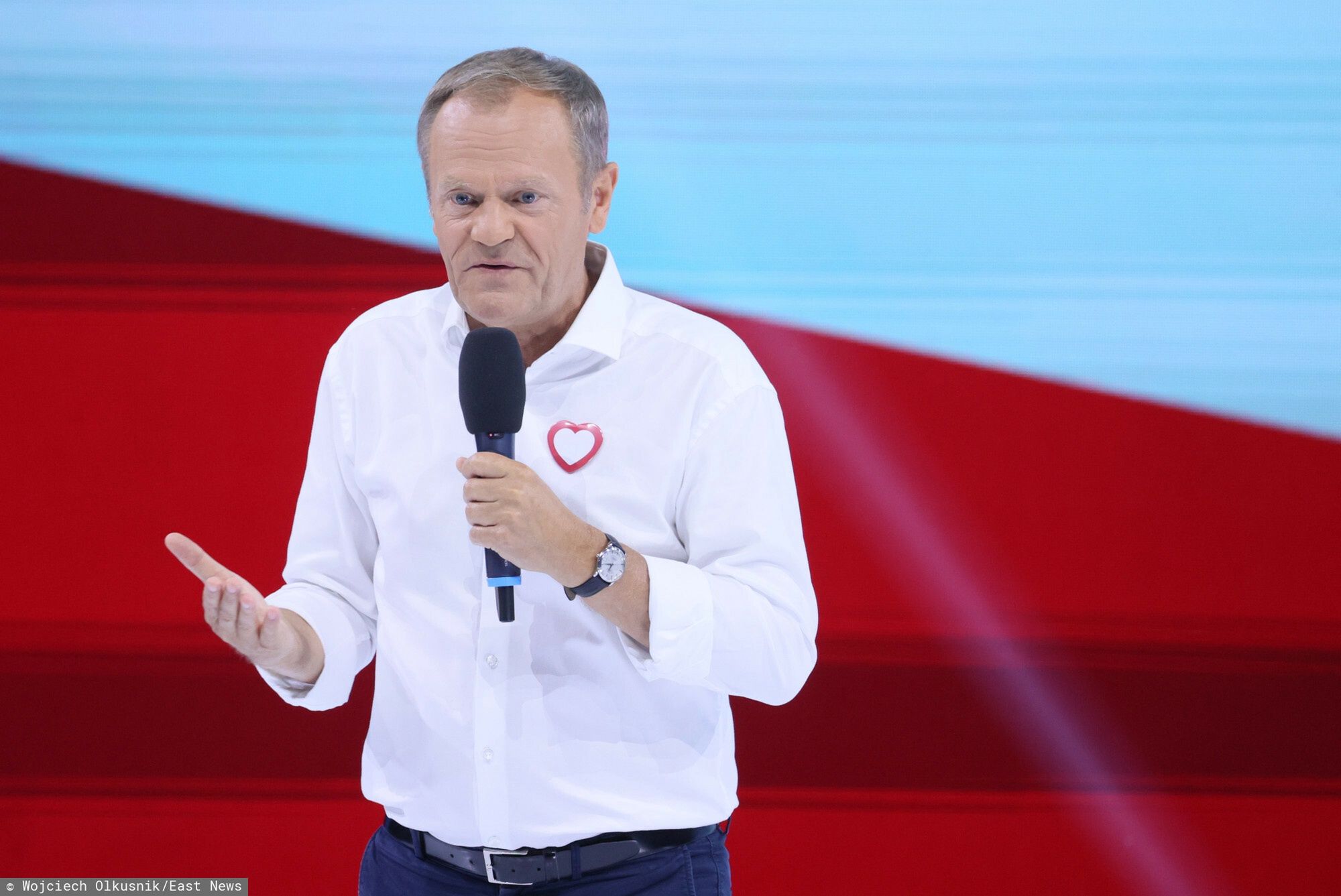 Konwencja Koalicji Obywatelskiej w Tarnowie
Fot. Wojciech Olkusnik/East News, Tarnow, 09.09.2023. Konwencja Koalicji Obywatelskiej w Tarnowie pt. "100 konkretow na 100 dni", w Arenie Jaskolka.
N/z: Donald Tusk
Wojciech Olkusnik
