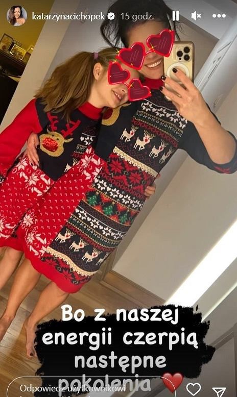 Katarzyna Cichopek z córką, Heleną Hakiel