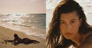Odziana w bikini Hailey Bieber rozłożyła się na plaży. Hotówa? (FOTO)