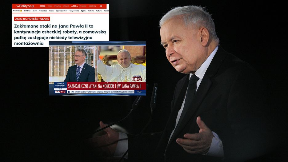 PiS broni Kościoła i Jana Pawła II. Pomaga w tym TVP