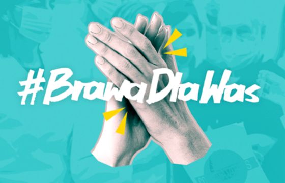 „#BrawaDlaWas” - media zachęcają do podziękowań pracownikom służby zdrowia