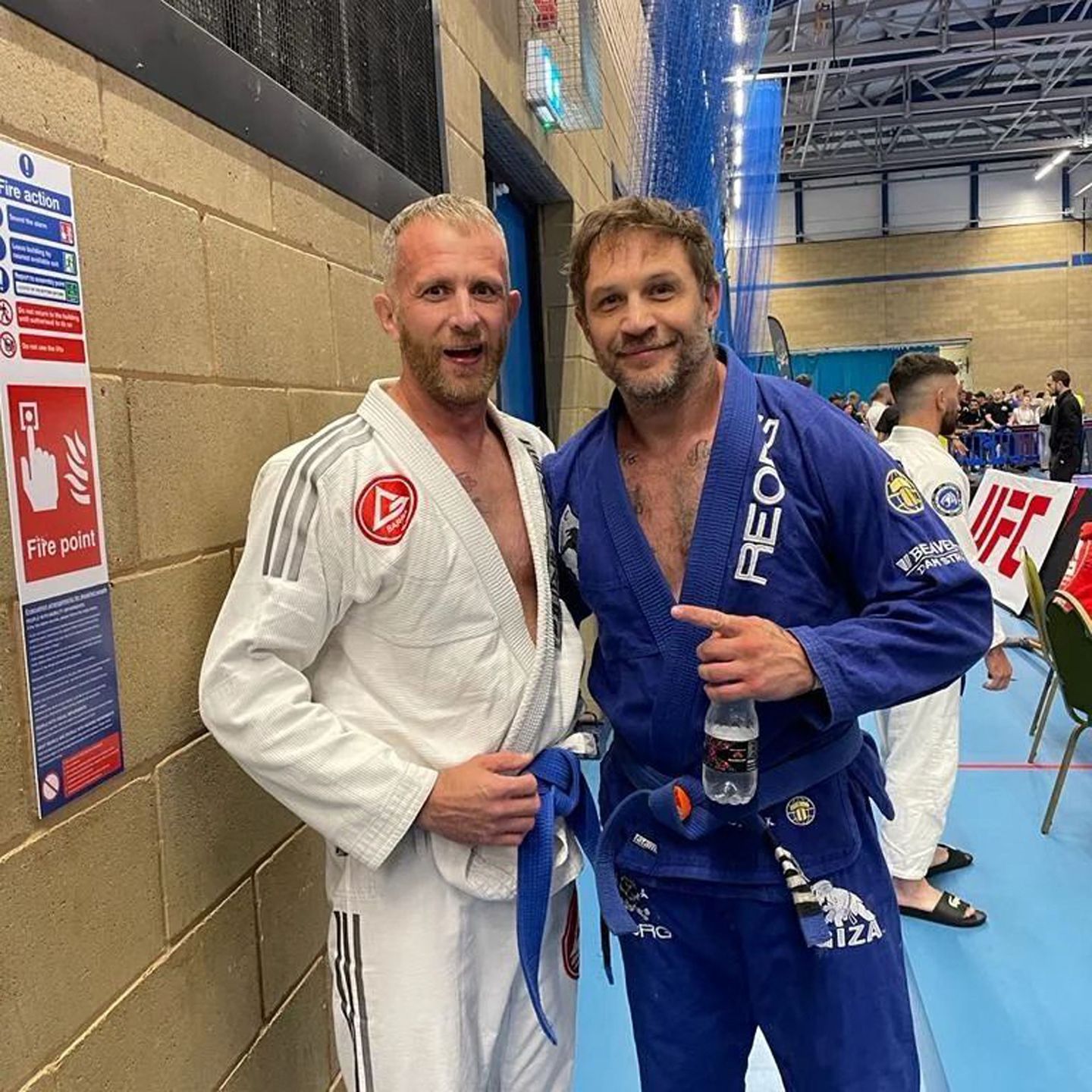 Tom Hardy na zawodach ju-jitsu