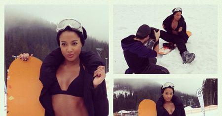 Kazadi W BIKINI NA ŚNIEGU! (FOTO)