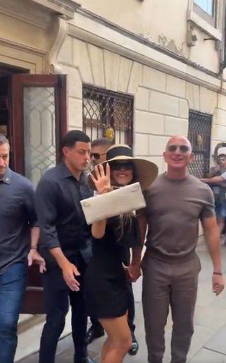 Jeff Bezos i Lauren Sánchez