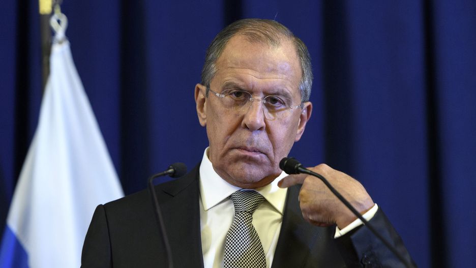 US Secretary of State and Russian Foreign Minister discuss Syrian conflict during meeting
epa05532627 Russian Foreign Minister Sergei Lavrov speaks to the media after his meeting with US Secretary of State John Kerry (not pictured) after their meeting in Geneva, Switzerland, 09 September 2016. Their talks focused on the Syrian crisis and on military cooperation against the so-called Islamic State.  EPA/MARTIAL TREZZINI 
Dostawca: PAP/EPA.
MARTIAL TREZZINI