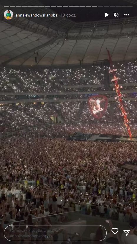 Anna Lewandowska poszła na koncert Eda Sheerana