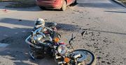 Płock: Zdarzenie drogowe. 17-letni motocyklista trafił do szpitala