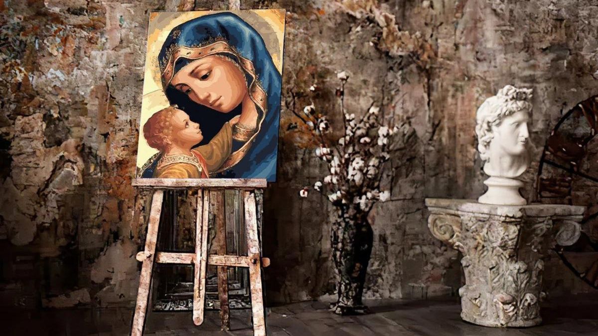 Obraz Maryi do malowania po numerach