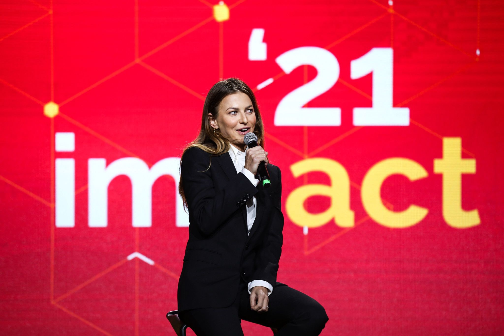 Anna Lewandowska zadaje szyku na kongresie