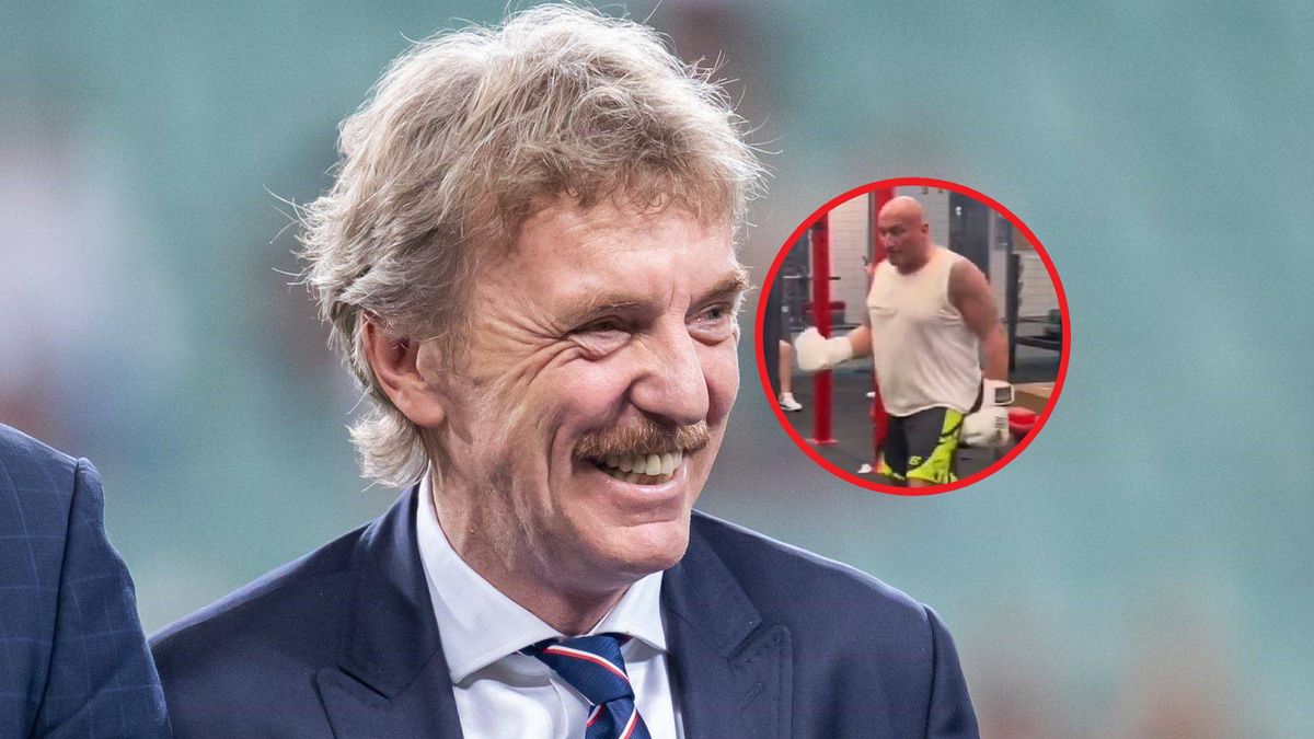 Na zdjęciu: Zbigniew Boniek, na małym zdjęciu: Marcin Najman