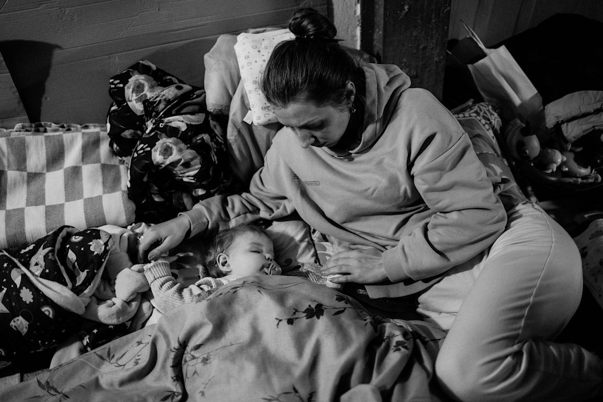 Schron Szpitala dziecięcego Okhmatdyt. Kijów, 2 marca 2022 roku