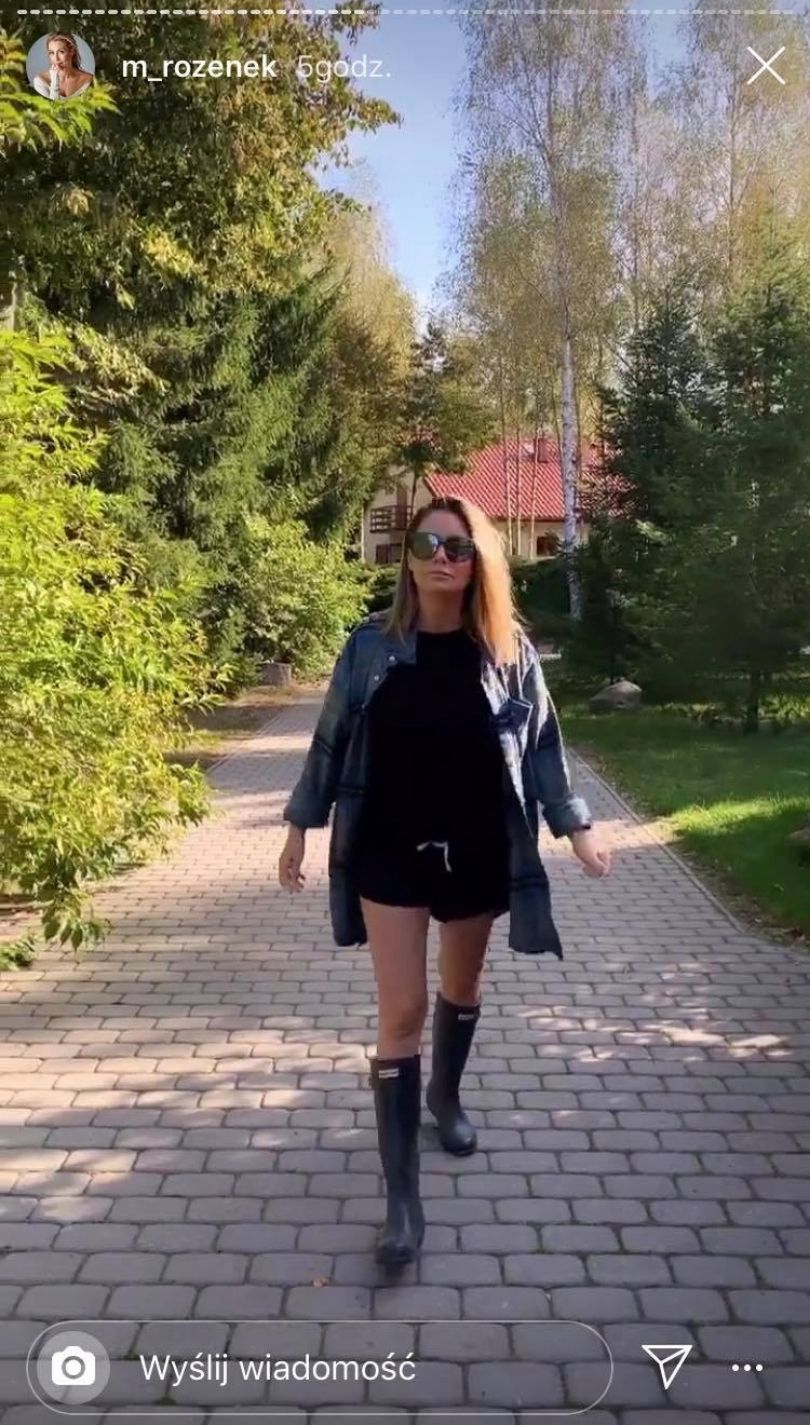 Rodzinne grzybobranie Małgorzaty Rozenek