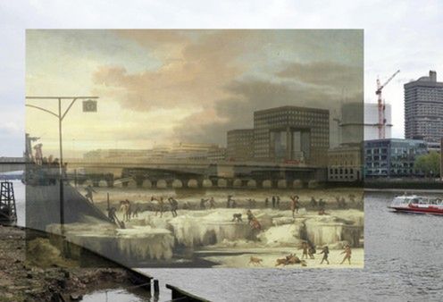 Rzeczywistość rozszerzona przez fotografie z Muzeum Londynu i iPhone'a 1