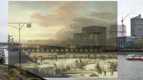 Rzeczywistość rozszerzona przez fotografie z Muzeum Londynu i iPhone'a 1