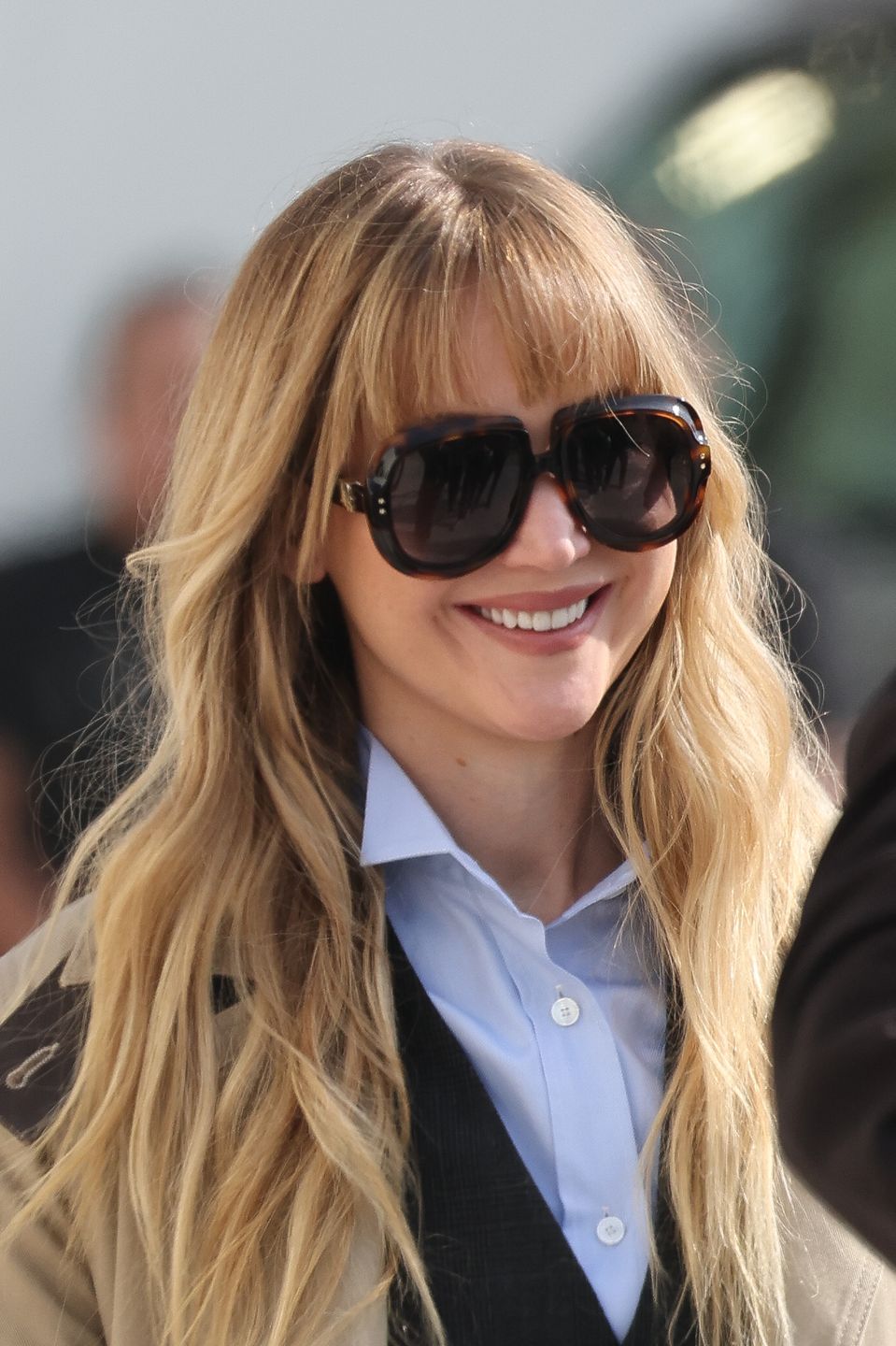 Jennifer Lawrence na pokazie Diora