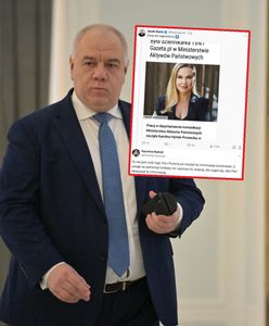 Wpadka Sasina. Dostał szybką odpowiedź od byłej dziennikarki