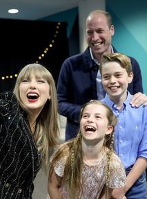 Spotkanie na szczycie. Książę William z dziećmi na koncercie Taylor Swift