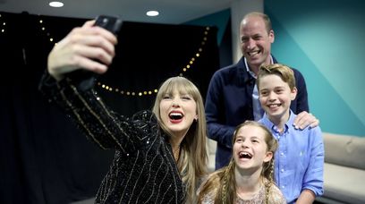 Spotkanie na szczycie. Książę William z dziećmi na koncercie Taylor Swift