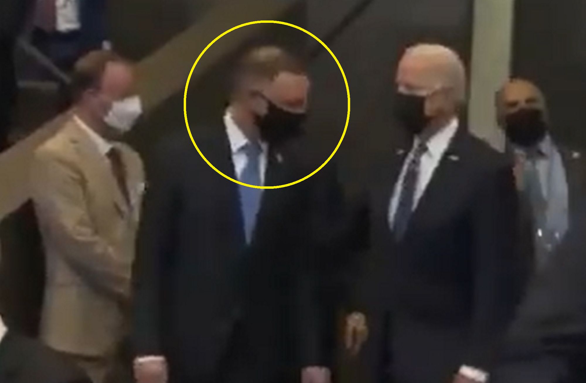 Prezydent Duda nie odstępował Joe Bidena na krok