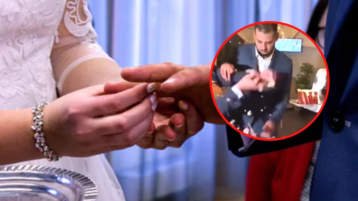 Przyjaciel pary młodej nie mógł się powstrzymać