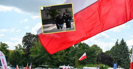 Cuchnący incydent przed demonstracją w Poznaniu. Interweniowały służby