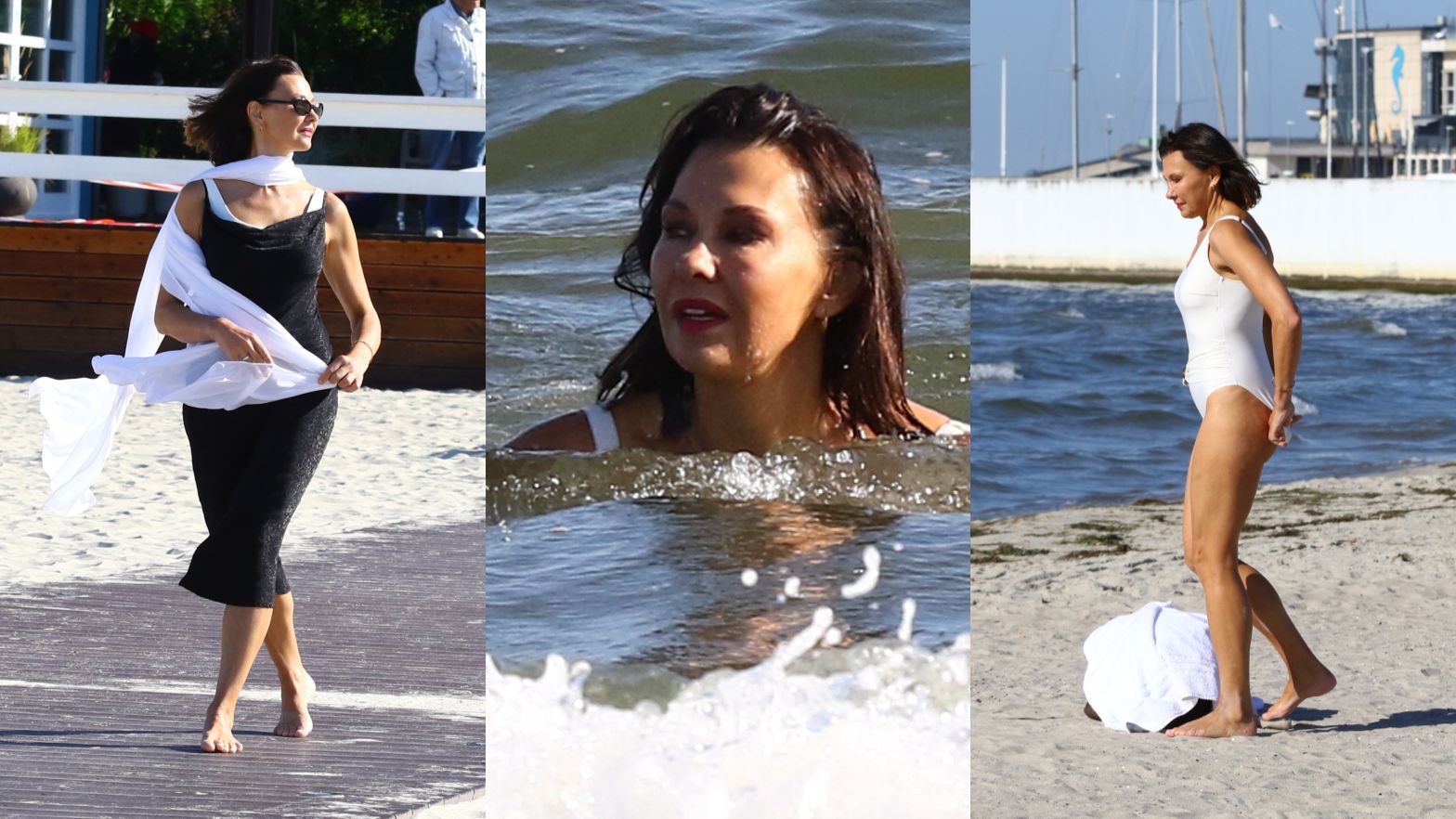 Anna Popek podbija plażę w Gdyni