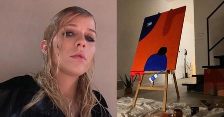 Jessica Mercedes została… MALARKĄ! "Polecam malować sobie na płótnach, zamiast grzebać w necie" (FOTO)