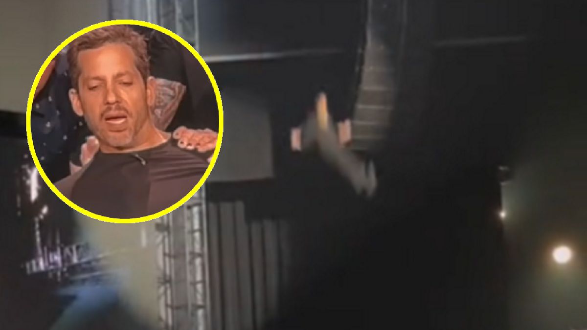 Iluzjonista ucierpiał w wyniku upadku