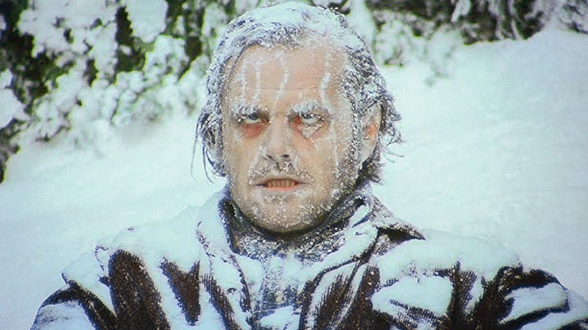 Jack Nicholson w filmie "Lśnienie"