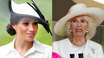 Królowa Camilla najnowszą stylizacją WBIJA SZPILĘ Meghan Markle. To nie mógł być przypadek... (FOTO)