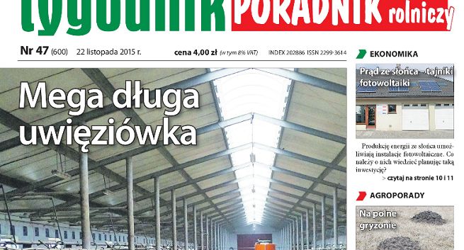 „Tygodnik Poradnik Rolniczy” w nowym mniejszym formacie