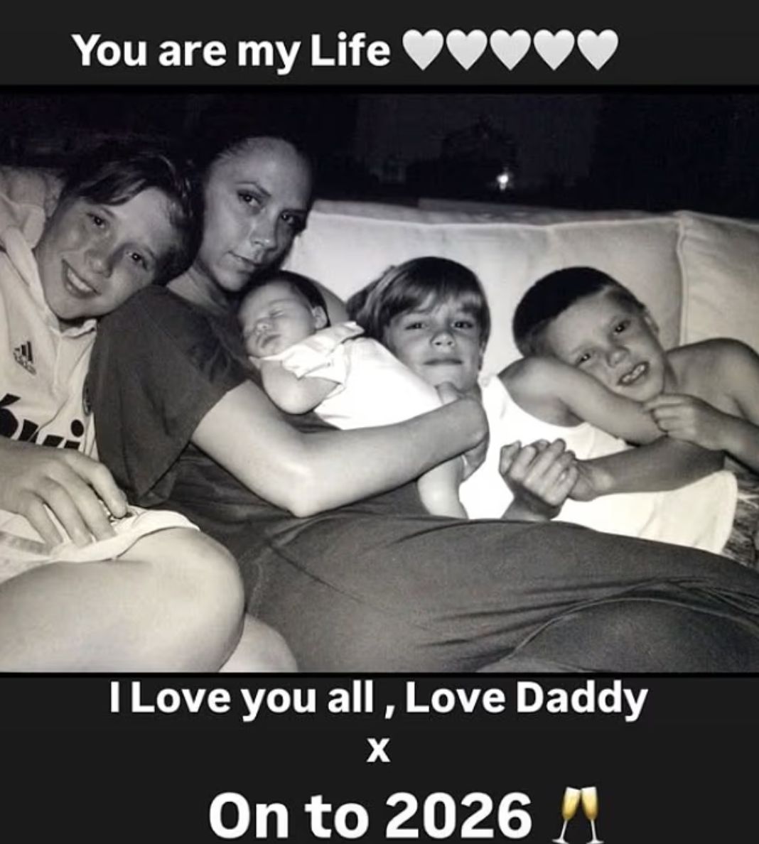 David Beckham na Instagramie