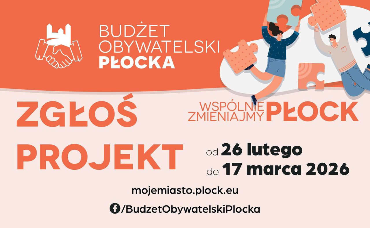15 lat wspólnych decyzji. W Płocku startuje  kolejna edycja Budżetu Obywatelskiego.